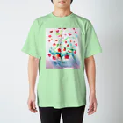 にじのははのにじみ_お花 スタンダードTシャツ