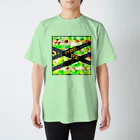 hansoloのwebsitemodel（Green） スタンダードTシャツ