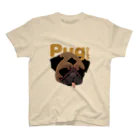 pugのパグダディ― スタンダードTシャツ