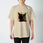 空手ポ⊿46の錆猫 Regular Fit T-Shirt