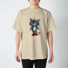 NobigaoのNobigao ねこのおうさま スタンダードTシャツ