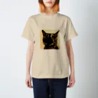 空手ポ⊿46の錆猫 Regular Fit T-Shirt