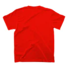 Kissy SmileyのKissy@Smiley/Kukkasuunnittelijat Red スタンダードTシャツの裏面