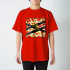 hansoloのwebsitemodel（red） スタンダードTシャツ