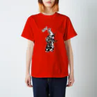 タコベルの猫サーカス 赤 Regular Fit T-Shirt