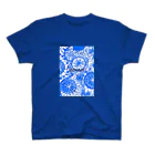 Kissy SmileyのKissy@Smiley Kukkasuunnittelijat blue スタンダードTシャツ