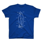 burnworks designのペンギン（濃色用） Regular Fit T-Shirt