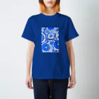 Kissy SmileyのKissy@Smiley Kukkasuunnittelijat blue スタンダードTシャツ