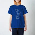 burnworks designのペンギン（濃色用） スタンダードTシャツ