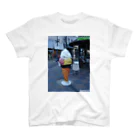 M.MORIのLos Angeles Santa Monica Cream スタンダードTシャツ