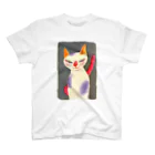 猫の絵　iPhoneケースとか　菫ごろの猫の絵だよ スタンダードTシャツ