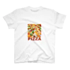 spring_treeのボクが食べたピザ スタンダードTシャツ