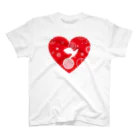 フジワラトシカズのBig LOVE Regular Fit T-Shirt