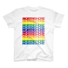 NORTH SHOREのNORTHSHORE rainbow Regular Fit T-Shirt