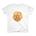 sakuiroのビーズのお花プリント Regular Fit T-Shirt