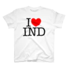 インドビザセンターのI LOVE IND スタンダードTシャツ