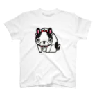 studio tama,syuのBurita the frenchbulldog スタンダードTシャツ