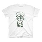 アシベズヘアのうぃ～す Goblin & White スタンダードTシャツ