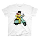 ROCK BEARのバイクでGo! Regular Fit T-Shirt