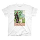 J. Jeffery Print Galleryの愛犬とお散歩 スタンダードTシャツ