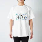 tobenai-toriのペンギン親子 スタンダードTシャツ