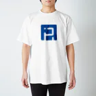 REGISTA GRAPHICSの elephanT-001 blue スタンダードTシャツ