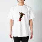 凪沙のlove giraffe Regular Fit T-Shirt