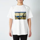 浮世絵 ｜ うきよえ屋の江都駿河町三井見世略圖／葛飾北斎 Regular Fit T-Shirt