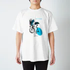 loveclonesの自転車 ガールプリント スタンダードTシャツ