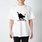 kenkensの黒猫【何掘ってるの‥？】 スタンダードTシャツ