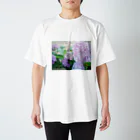 potaの金運アップのおまじない紫陽花 Regular Fit T-Shirt