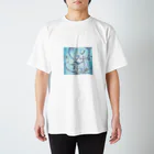 AKのベビーブルー Regular Fit T-Shirt