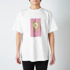 HappyミシェルのHappyミシェル－macaroon pink Regular Fit T-Shirt