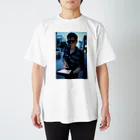 シックスサマナのDJ KITABAYASHI with iPad Regular Fit T-Shirt