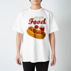 GRAPHICAのFast Food Series Hot Dog スタンダードTシャツ