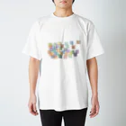 Kentaro MoritaのColorSquareCloud Regular Fit T-Shirt