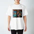 モリクマの夜の街 Regular Fit T-Shirt