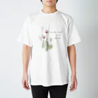 かんざき かりんのナチュラルシリーズ「ピンクのけし」 Regular Fit T-Shirt