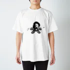 SMILEYのZIP SKULL Regular Fit T-Shirt