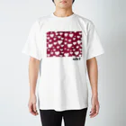 ゴータ・ワイのハートNo.１　ワインレッド Regular Fit T-Shirt