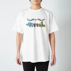 Cɐkeccooのらくがきシリーズ『らくがきサーカス』カラー スタンダードTシャツ