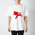 burnworks designの金魚 Regular Fit T-Shirt