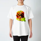 freeLand Vintage&Hamburger Cafeの肉汁ジャンキー スタンダードTシャツ