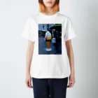 M.MORIのLos Angeles Santa Monica Cream スタンダードTシャツ