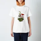 アンゴラ浜崎の白ウサギ Regular Fit T-Shirt