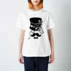 Cɐkeccooのむっしゅーさんご自慢のヒゲとシルクハット Regular Fit T-Shirt