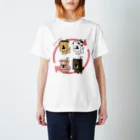 ⁽˙³˙⁾はとり⁽˙³˙⁾のPACK DOG スタンダードTシャツ