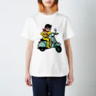 ROCK BEARのバイクでGo! Regular Fit T-Shirt