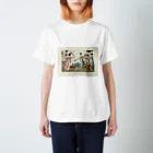 J. Jeffery Print Galleryのバトミントンで遊ぶレディ達 Regular Fit T-Shirt