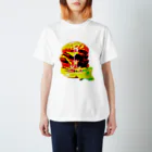 freeLand Vintage&Hamburger Cafeの肉汁ジャンキー スタンダードTシャツ